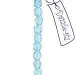 Sundaylace Creations & Bling Fire Polished Beads 4mm Transparent Aqua AB Czech Fire Polished Beads