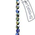 Sundaylace Creations & Bling Fire Polished Beads 4mm Transparent Sapphire AB, CZECH Fire Polished (27004701s8h)