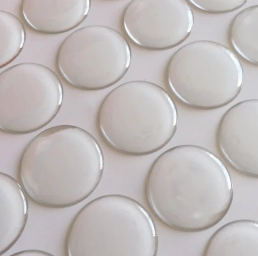 Sundaylace Creations & Bling Resin Gems 50mm "Make your own gems" Round Epoxy Sticker, Glue on, Resin Gems *Sold 4 Gem Sheet*