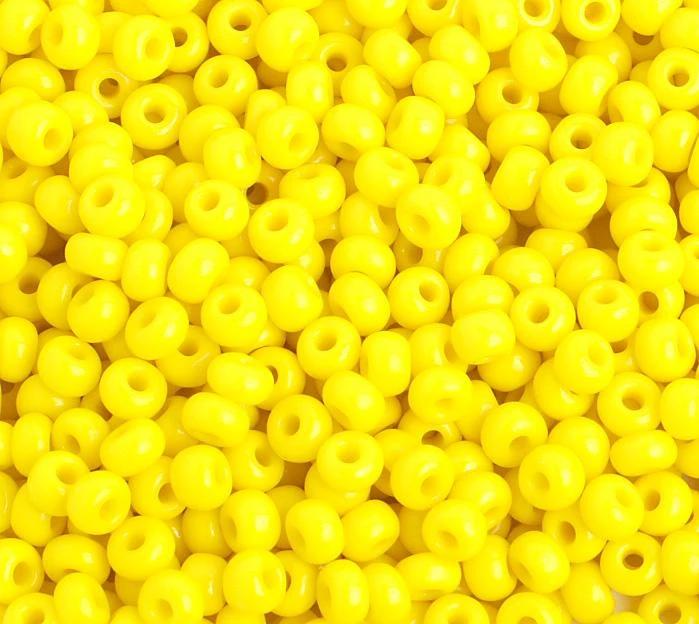 6/0 Pony Seed Beads, Black Opaque 6/0 Pony Beads