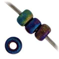 Sundaylace Creations & Bling Miyuki 8/0 Seed Beads Miyuki Seed Bead 8/0 Black Grey Opaque AB Matte