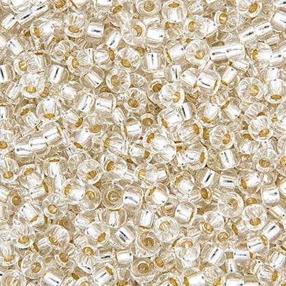 Sundaylace Creations & Bling Miyuki 8/0 Seed Beads Miyuki Seed Bead 8/0 Crystal Silver Lined