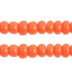 Sundaylace Creations & Bling 8/0 Seed Beads 8/0 Orange Opaque Preciosa Seed Beads