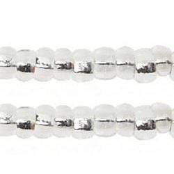 Sundaylace Creations & Bling 8/0 Seed Beads 8/0 Silver Crystal Silverlined Preciosa Seed Beads