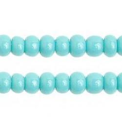 Sundaylace Creations & Bling 8/0 Seed Beads 8/0 Turquoise Opaque Preciosa Seed Beads