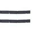 Sundaylace Creations & Bling Bugles Beads Black Matte 8*3mm Wampum Beads (*Tube beads for lanyards*)