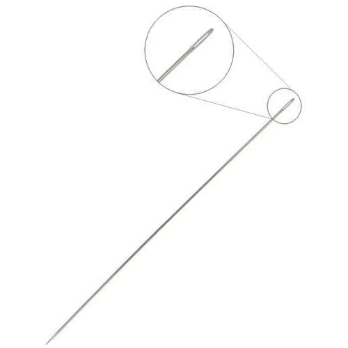 Sundaylace Creations & Bling Needles BEADING NEEDLES No.13 SILVEREYE 0.41mm x 54.6mm JAPANESE QUALITY