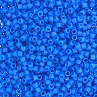 Sundaylace Creations & Bling Delica Beads Delica 11/0 Duracoat Opaque Dyed Blue Cerulean (2134v)
