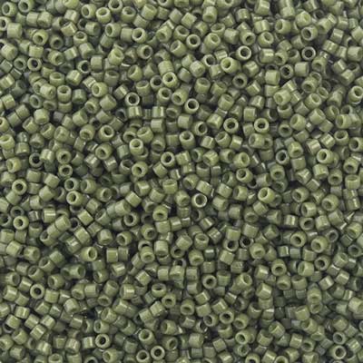 Sundaylace Creations & Bling Delica Beads Delica 11/0 Duracoat Opaque Dyed Forest Green (2357v)