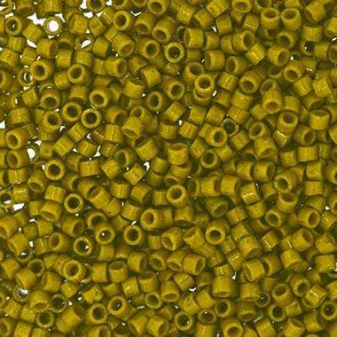 Sundaylace Creations & Bling Delica Beads Delica 11/0 Duracoat Opaque Dyed Olive (2141v)