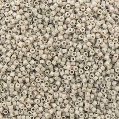 Miyuki Delica Beads Delica 11/0 Duracoat Opaque Dyed Oyster Grey (2363v) *New*