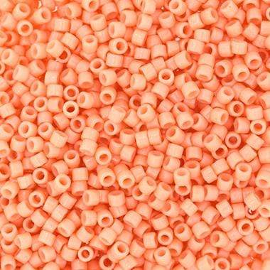 Sundaylace Creations & Bling Delica Beads Delica 11/0 Duracoat Opaque Dyed Peach (2111v)