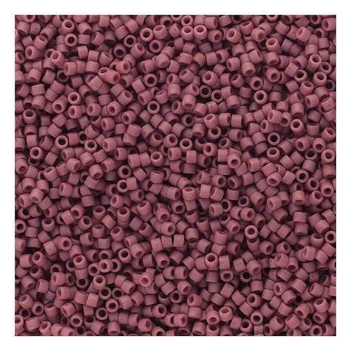Sundaylace Creations & Bling Delica Beads Delica 11/0 Frosted Glazed Amethyst Matte (2294v)