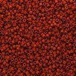 Sundaylace Creations & Bling Delica Beads Delica 11/0 Frosted Glazed Red Matte (2288v)