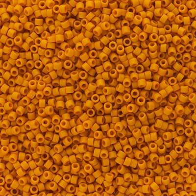 Sundaylace Creations & Bling Delica Beads Delica 11/0 Frosted Glazed Yellow Honey Matte (2285v)