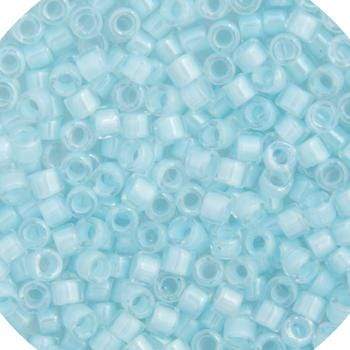 Sundaylace Creations & Bling Delica Beads Delica 11/0 RD Aqua AB Lined-Dyed (0078v)