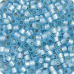 Sundaylace Creations & Bling Delica Beads Delica 11/0 RD Aqua Alabaster/Opal Silver Lined-Dyed (0628v)