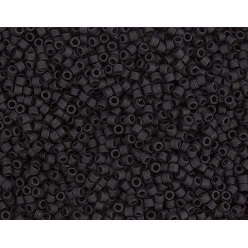 Sundaylace Creations & Bling Delica Beads Delica 11/0 RD Black Matte (0310v)