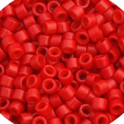 Sundaylace Creations & Bling Delica Beads Delica 11/0 RD Bright Red Matte-Dyed (0791v)