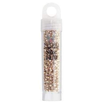 Sundaylace Creations & Bling Delica Beads Delica 11/0 RD Champagne Opaque Glavanized-Dyed Metallic (0433v)