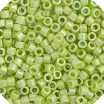 Sundaylace Creations & Bling Delica Beads Delica 11/0 RD Chartreuse Opaque AB (0169v)