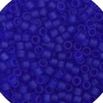 Sundaylace Creations & Bling Delica Beads Delica 11/0 RD Cobalt Blue Matte Transparent (0748v)