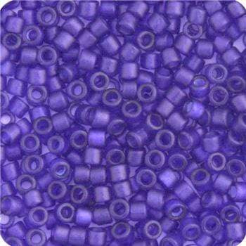 Sundaylace Creations & Bling Delica Beads Delica 11/0 RD Cobalt Blue Transparent Matte-Dyed (0785v)