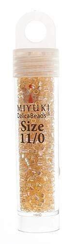 Miyuki Delica Beads Delica 11/0 RD Crystal Ivory Transparent Luster (1252v)