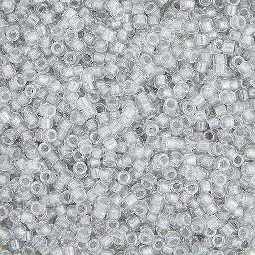Miyuki Delica Beads Delica 11/0 RD Crystal Lined-Dyed (0271v)