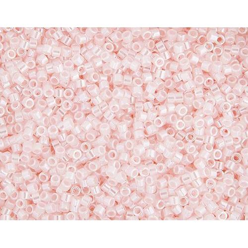 Sundaylace Creations & Bling Delica Beads Delica 11/0 RD Crystal Pale Salmon Ceylon Lined-Dyed (0234v)