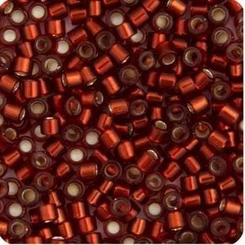Sundaylace Creations & Bling Delica Beads Delica 11/0 RD Dark Cranberry Red Silver Lined (1202v)