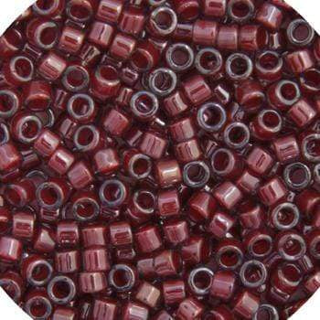 Sundaylace Creations & Bling Delica Beads Delica 11/0 RD Dark Crystal Red Lined-Dyed (0280v)