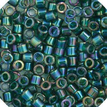 Miyuki Delica Beads Delica 11/0 RD Dark Green AB (0175v)