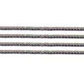 Sundaylace Creations & Bling Delica Beads Delica 11/0 RD Dark Grey Opaque Nickel Plated Dyed *Metallic (0452v)