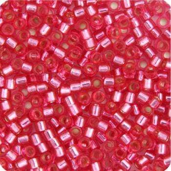 Sundaylace Creations & Bling Delica Beads Delica 11/0 RD Dark Pink Rose Silver Lined-Dyed (1338v)