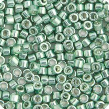 Sundaylace Creations & Bling Delica Beads Delica 11/0 RD Dark Seagreen Opaque Glavanized-Dyed (0414v)