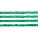 Sundaylace Creations & Bling Delica Beads Delica 11/0 RD Emerald Silver Lined-Dyed (0605v)