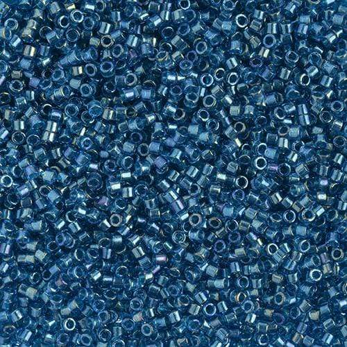Sundaylace Creations & Bling Delica Beads Delica 11/0 RD Fancy Lined Blue Zircon (2385v)