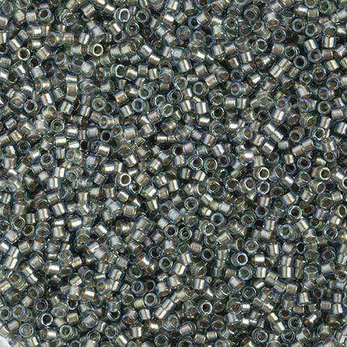 Sundaylace Creations & Bling Delica Beads Delica 11/0 RD Fancy Lined Light Teal Silver (2379v)