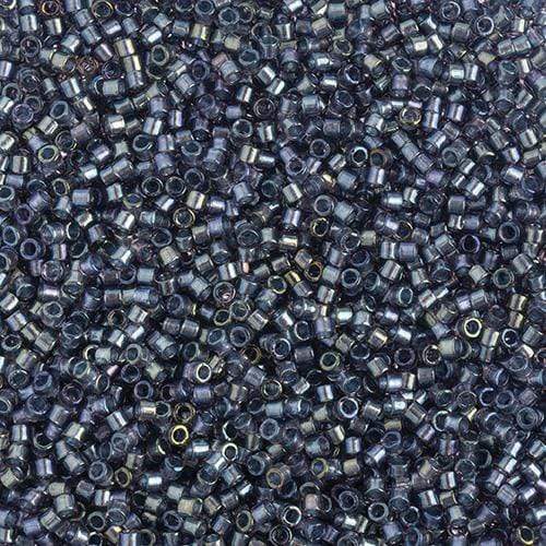 Sundaylace Creations & Bling Delica Beads Delica 11/0 RD Fancy Lined Silver Grey (2387v)