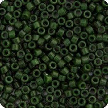 Sundaylace Creations & Bling Delica Beads Delica 11/0 RD Forest Green Opaque Dyed (0663v)