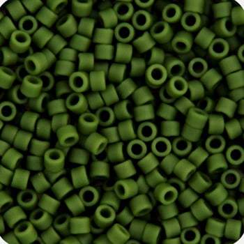 Miyuki Delica Beads Delica 11/0 RD Green Avocado Opaque Matte (1585v)