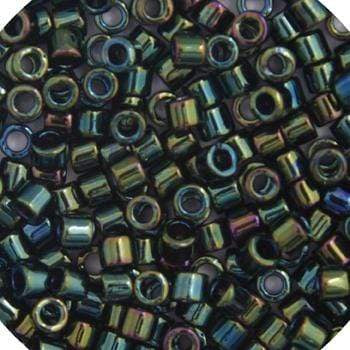Sundaylace Creations & Bling Delica Beads Delica 11/0 RD Green Iris (0003v)