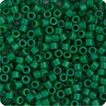 Sundaylace Creations & Bling Delica Beads Delica 11/0 RD Green Jade Opaque Dyed (0656v)