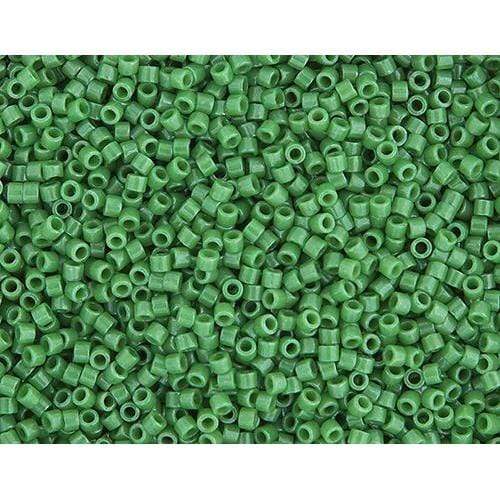 Sundaylace Creations & Bling Delica Beads Delica 11/0 RD Green Kelly Dyed Opaque (0655v)