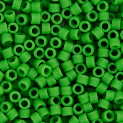 Miyuki Delica Beads Delica 11/0 RD Green Pea Opaque (Matte) (0754v)