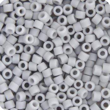 Sundaylace Creations & Bling Delica Beads Delica 11/0 RD Grey Ghost Opaque Matte (1589v)