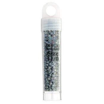 Sundaylace Creations & Bling Delica Beads Delica 11/0 RD Grey Opaque AB (0168v)