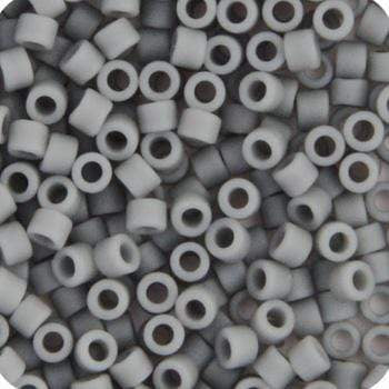 Sundaylace Creations & Bling Delica Beads Delica 11/0 RD Grey Opaque *Matte* (0761v)