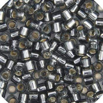 Sundaylace Creations & Bling Delica Beads Delica 11/0 RD Grey Silver Lined (0048v)